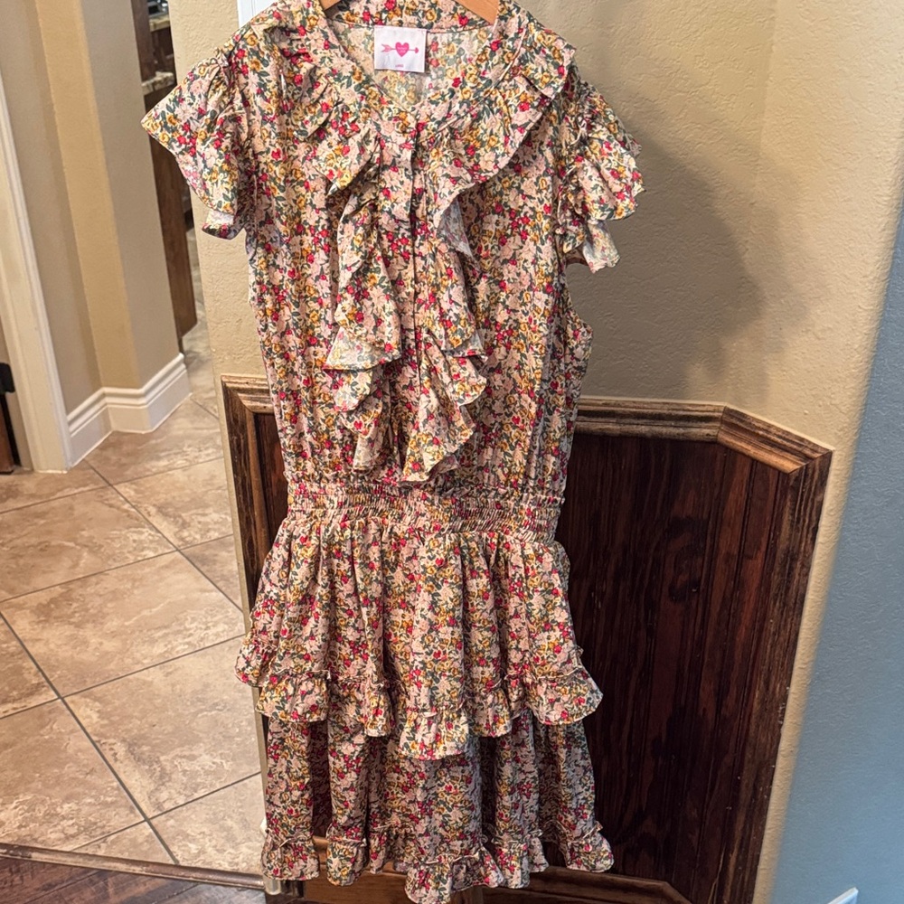 Buddy Love Floral Ruffle Dress